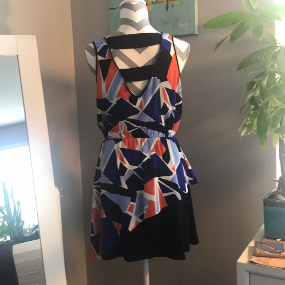 Harlowe And Graham Size Small Color Block Dress - image 3